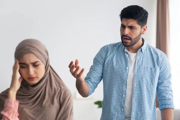 Angry couple